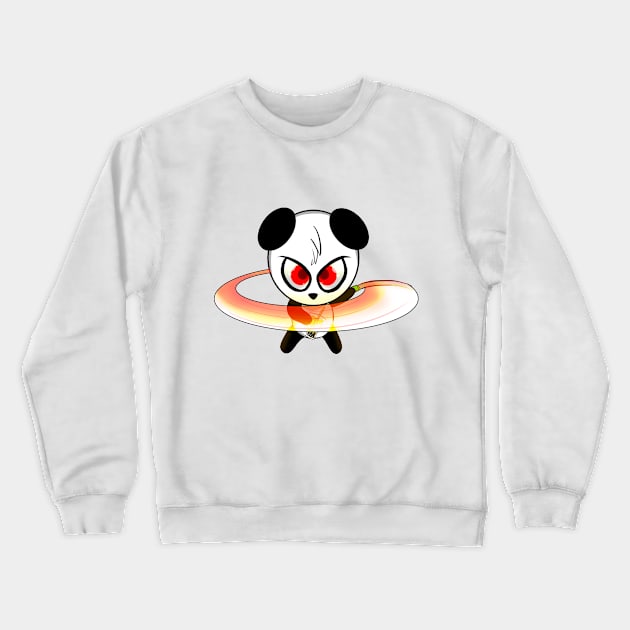 Samurai Boba Panda Crewneck Sweatshirt by Official Boaba Store